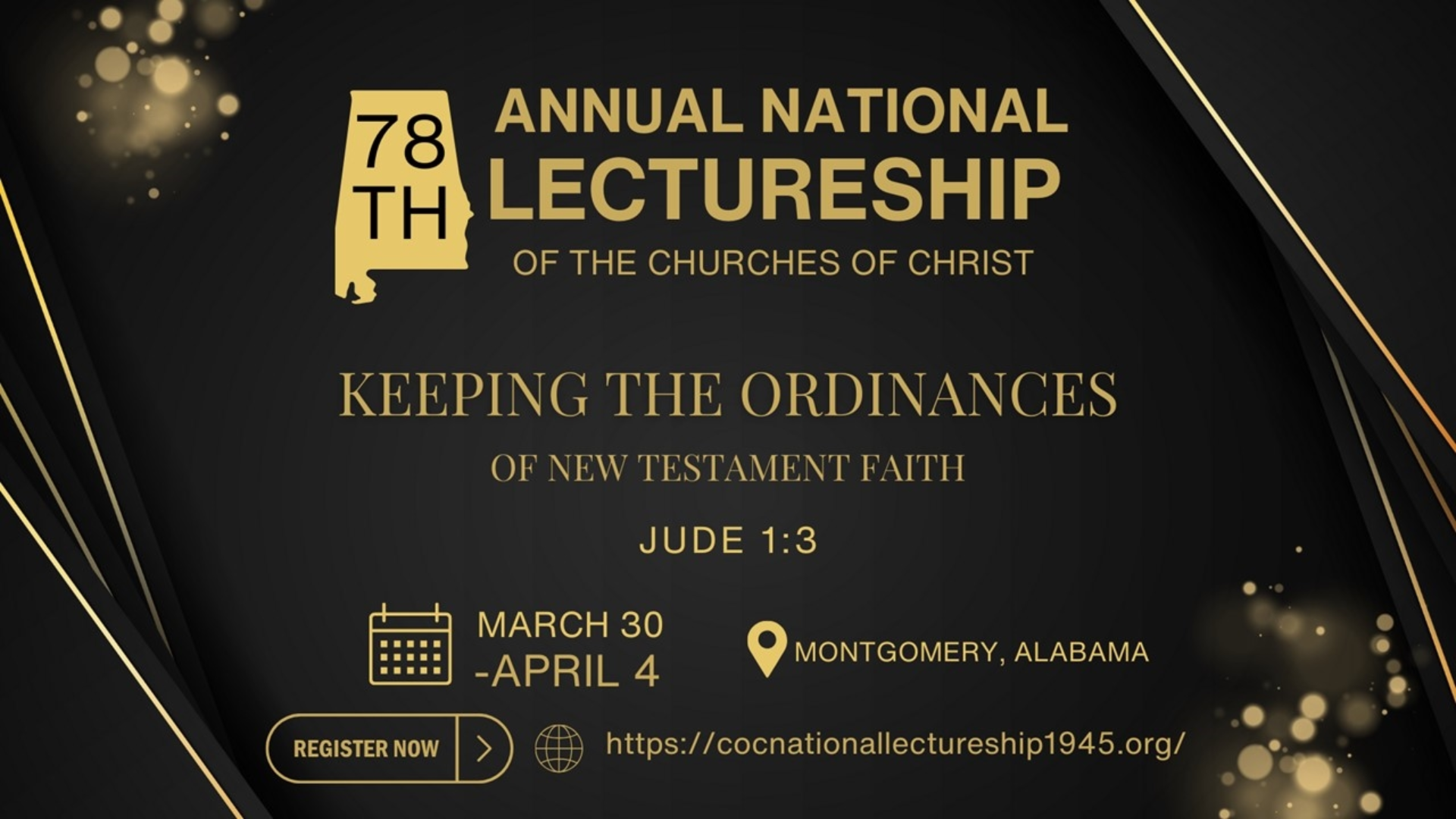 78th Annual National Lectureship Central Church of Christ Baltimore, MD